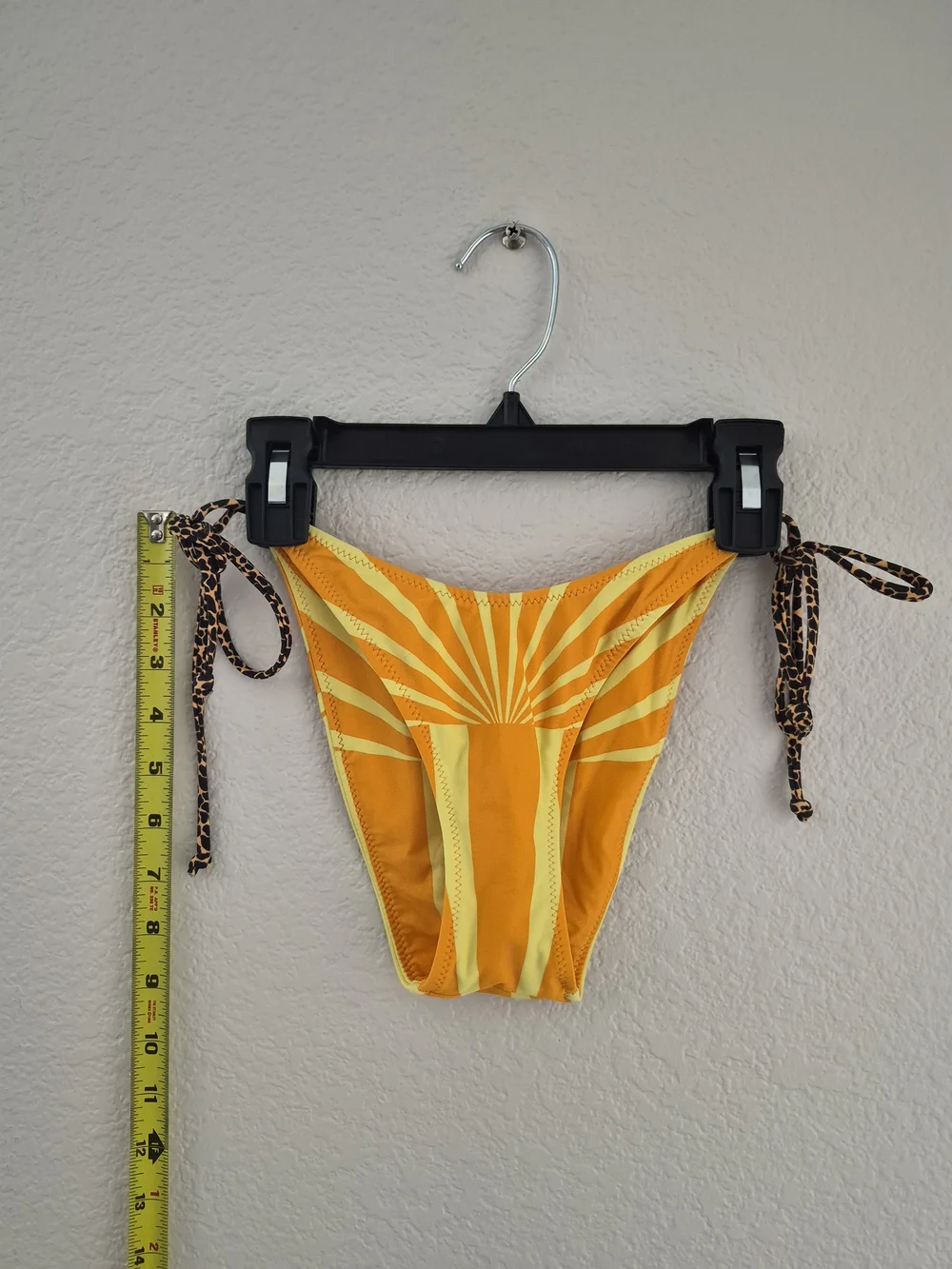Yellow Sunburst Tie-Side Bikini Bottom - Picture 2 of 5
